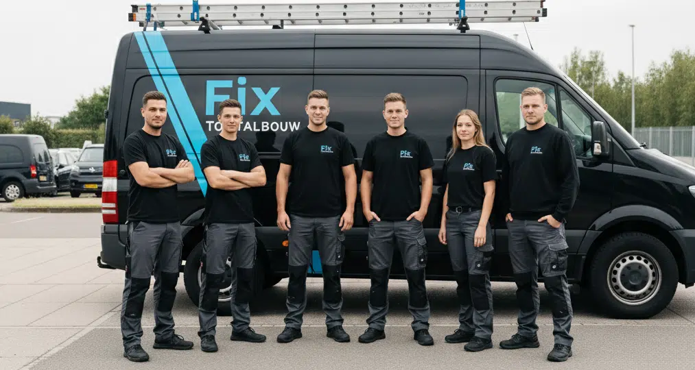 Dakdekker Fix Totaalbouw aan het werk in Almere